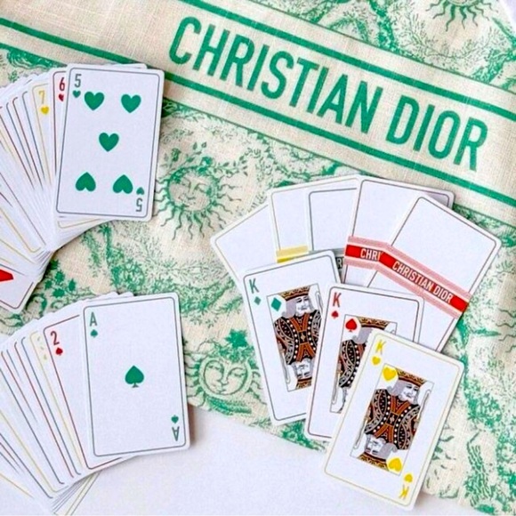 COPY - CHRISTIAN DIOR Playing Card 7 of Clubs - Picture 1 of 4